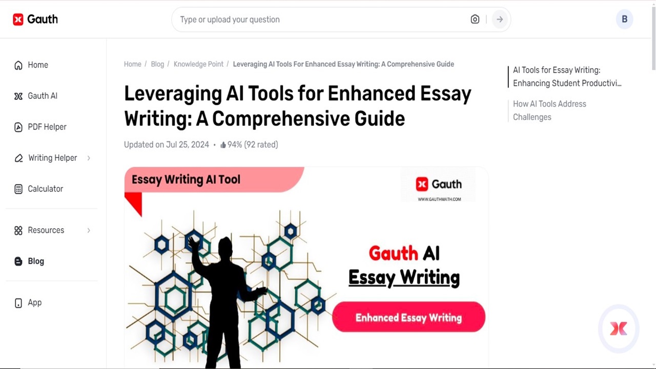 The Use of Gauth Essay Writer as a Grammar and Style-Checking Tool